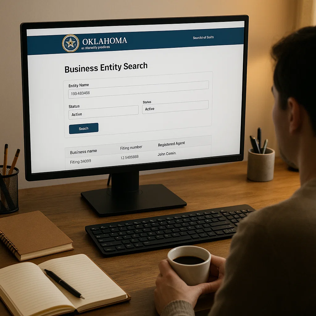 Oklahoma Secretary of State Business Entity Search